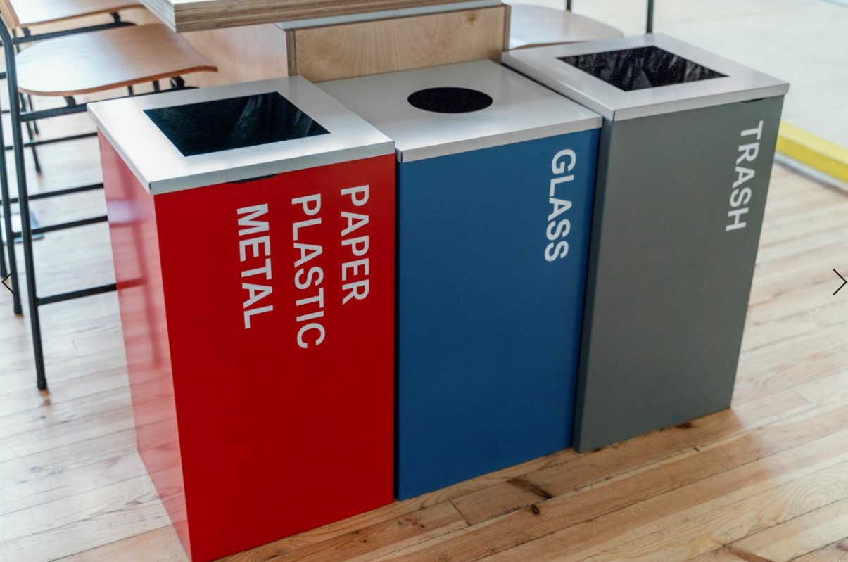 Reciclaje en restaurante